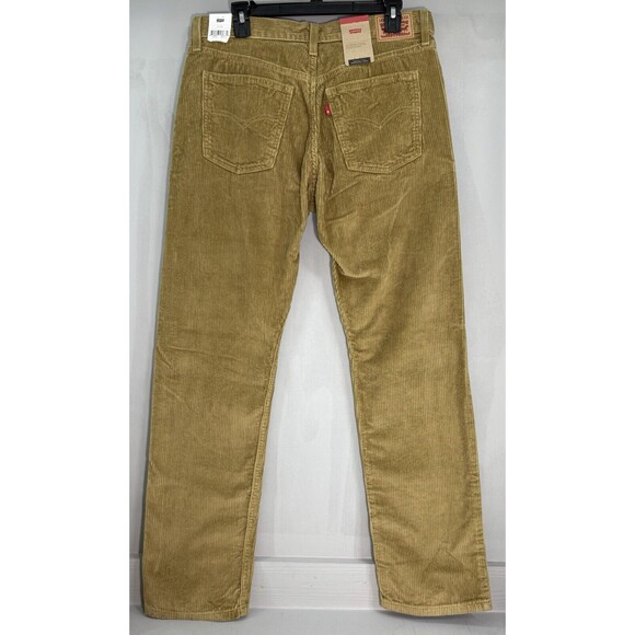 Levi’s Women’s Khaki Brown Corduroy Pants Jeans 31 X 30‎ NWT Irregular - Picture 2 of 6
